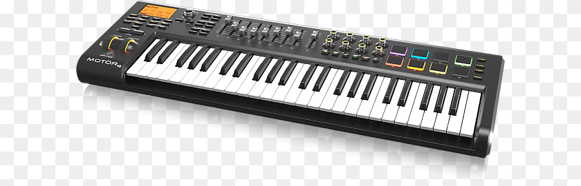 Behringer Motr 49 49 Key Usb Midi Controller Keyboard Behringer Motr, Musical Instrument, Piano Transparent PNG