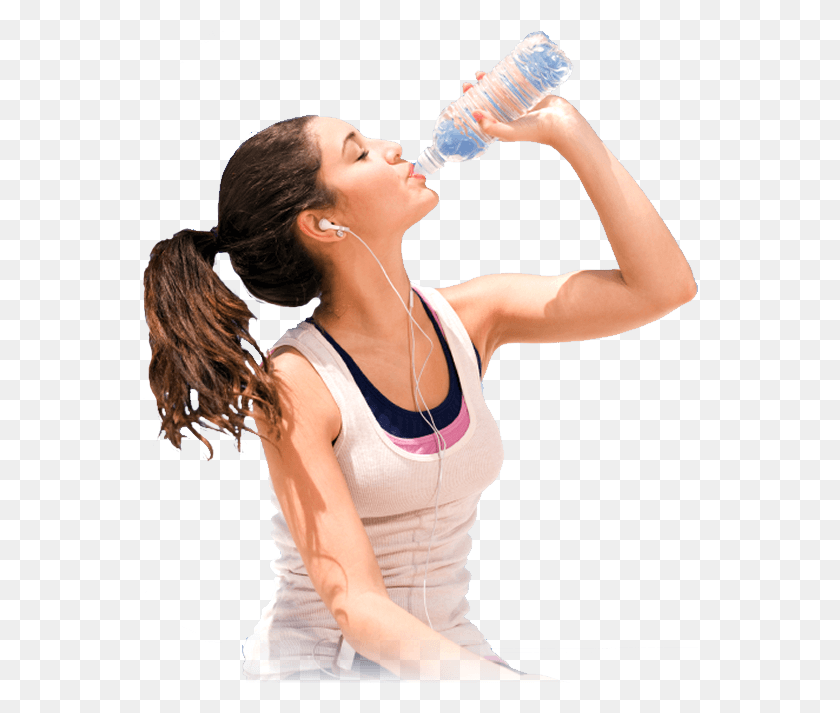 556x653 Being In Good Shape Girl Drink Water, Person, Human, Beverage HD PNG Download