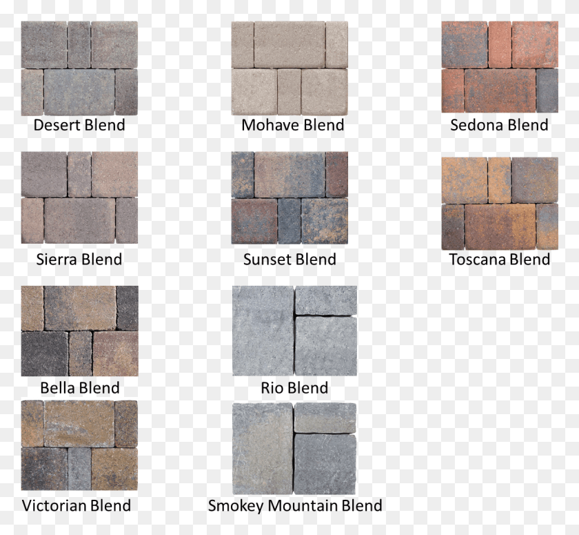 1151x1056 Belgard Desert Blend Pavers, Brick, Wall, Collage HD PNG Download