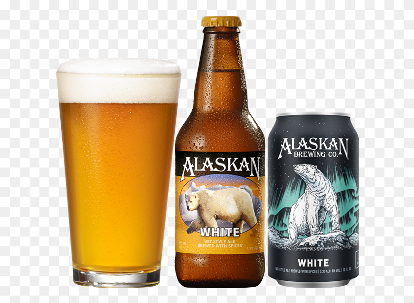 617x555 Belgian Style Witbier Alaskan White Beer, Alcohol, Beverage, Drink HD PNG Download