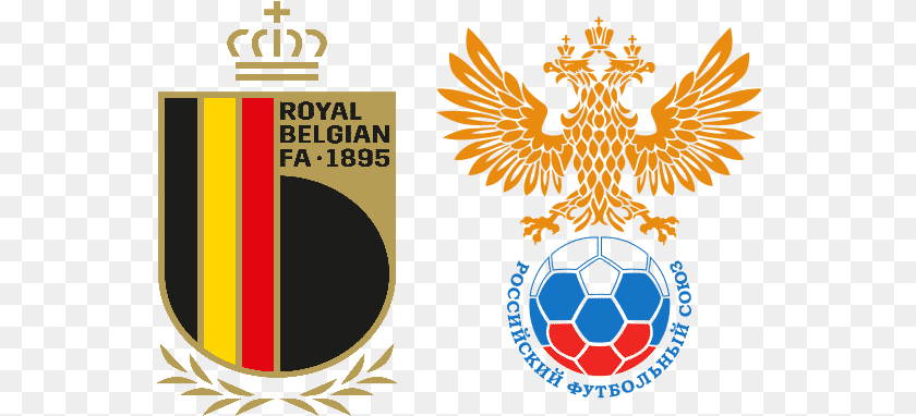 558x382 Belgium Vs Russia Prediction Odds And Betting Tips Russia Football Team Logo, Emblem, Symbol, Badge, Ball Clipart PNG