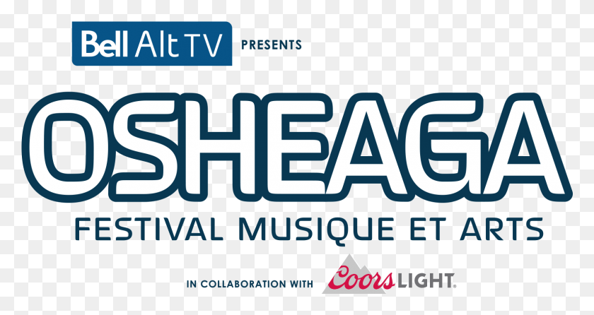 1579x782 Bell Alt Tv Presents Osheaga Music And Arts In Collaboration Printing, Text, Word, Label HD PNG Download