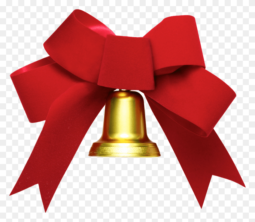 3534x3044 Bell And Ribbon HD PNG Download