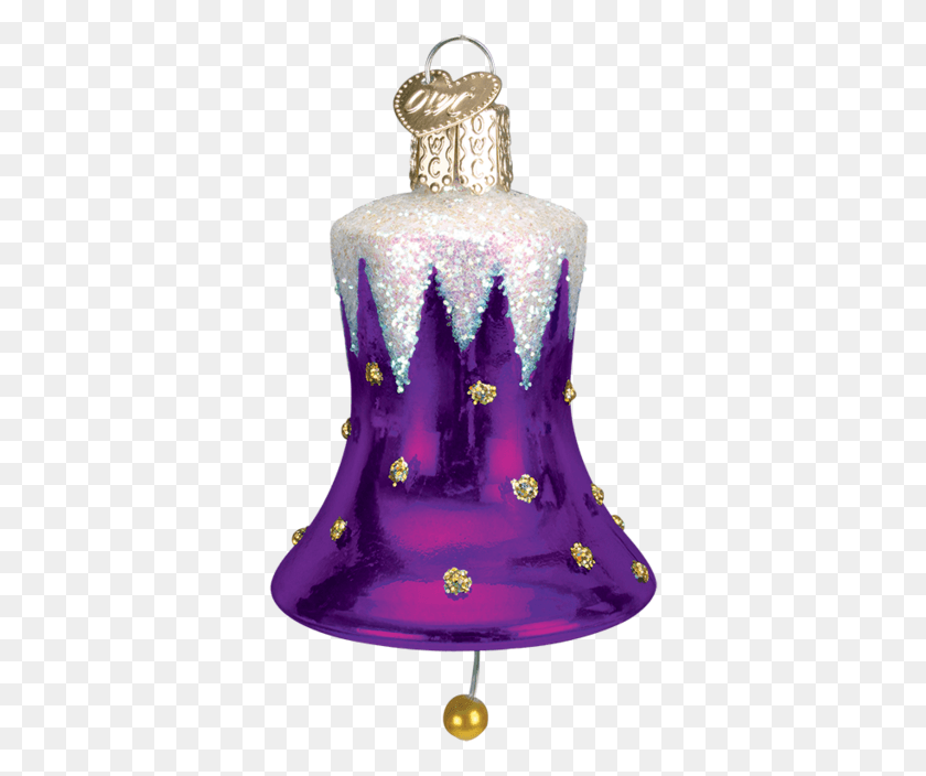 355x644 Bell Christmas Ornaments Old World Christmas Traditional Illustration, Purple, Wedding Cake, Cake HD PNG Download