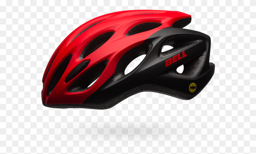 572x444 Bell Draft Mips Bike Helmet Matte Red Black, Clothing, Apparel, Crash Helmet HD PNG Download