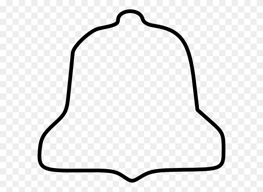 600x556 Bell Outline Cliparts Bell Outline Clip Art, Clothing, Apparel, Sun Hat HD PNG Download