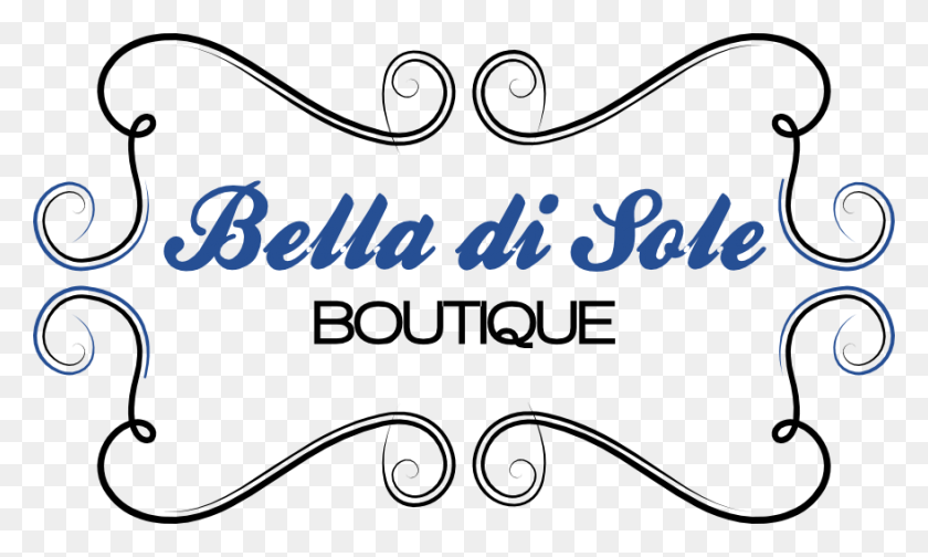 878x500 Descargar Png Bella Di Sole Boutique Gran Inauguración Caligrafía, Texto, Etiqueta, Escritura A Mano Hd Png