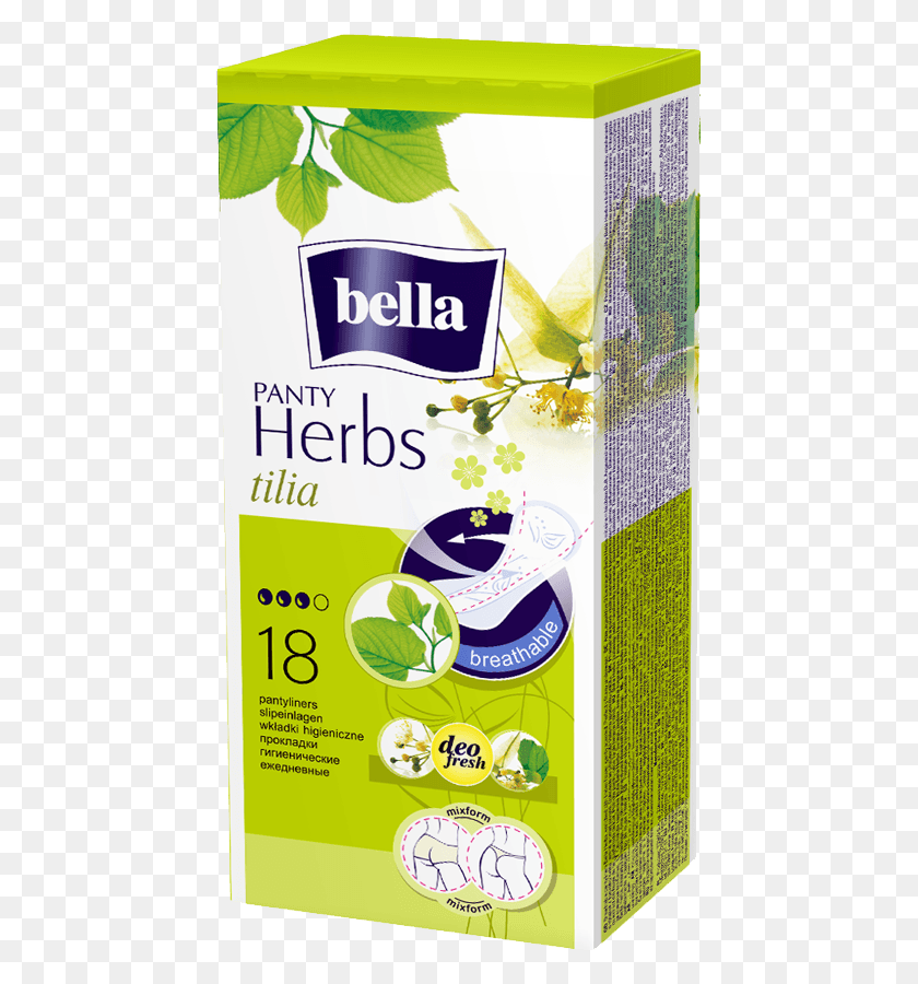 445x840 Bella Panty Herbs, Tilia Bella, Реклама, Этикетка, Текст, Hd Png Скачать
