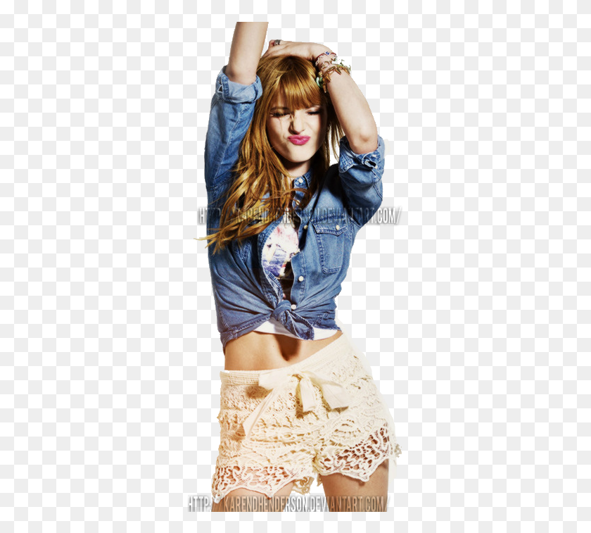 307x697 Bella Thorne 2014, Clothing, Apparel, Person HD PNG Download