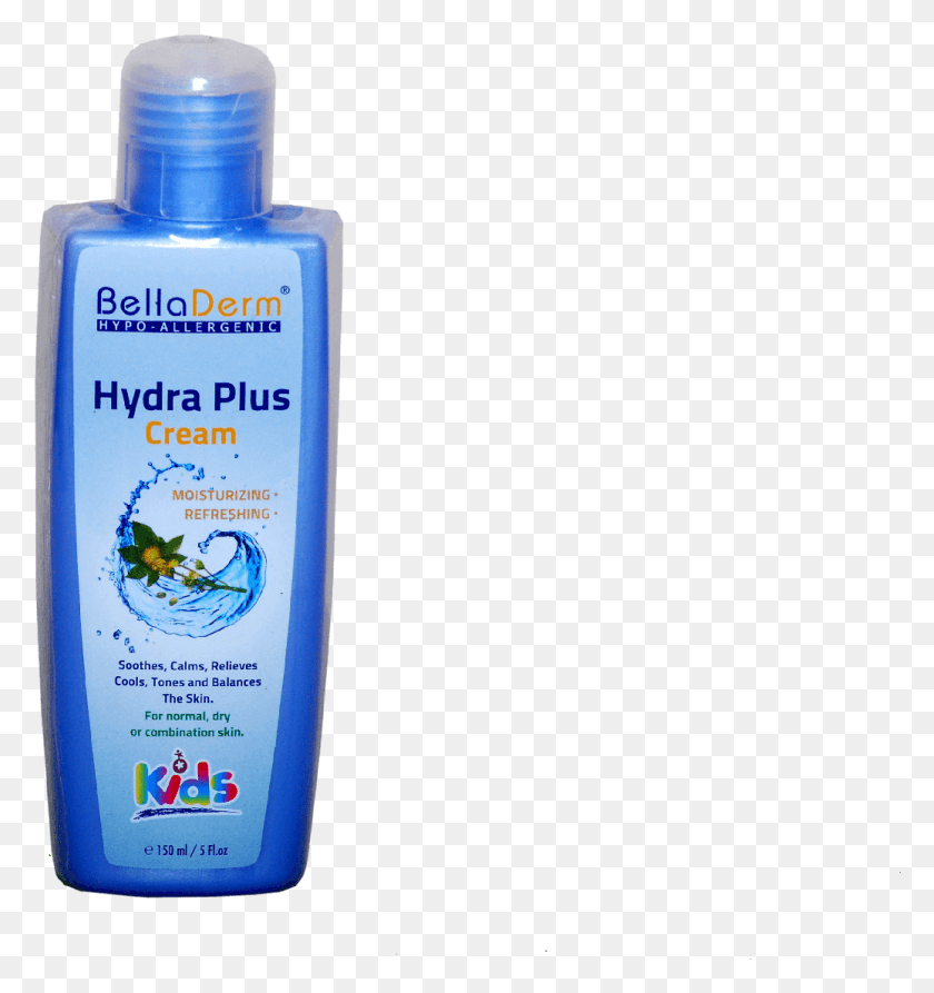 1037x1108 Descargar Png Belladerm Hydra Plus Cream Kids Botella De Plástico, Champú, Shaker, Teléfono Móvil Hd Png