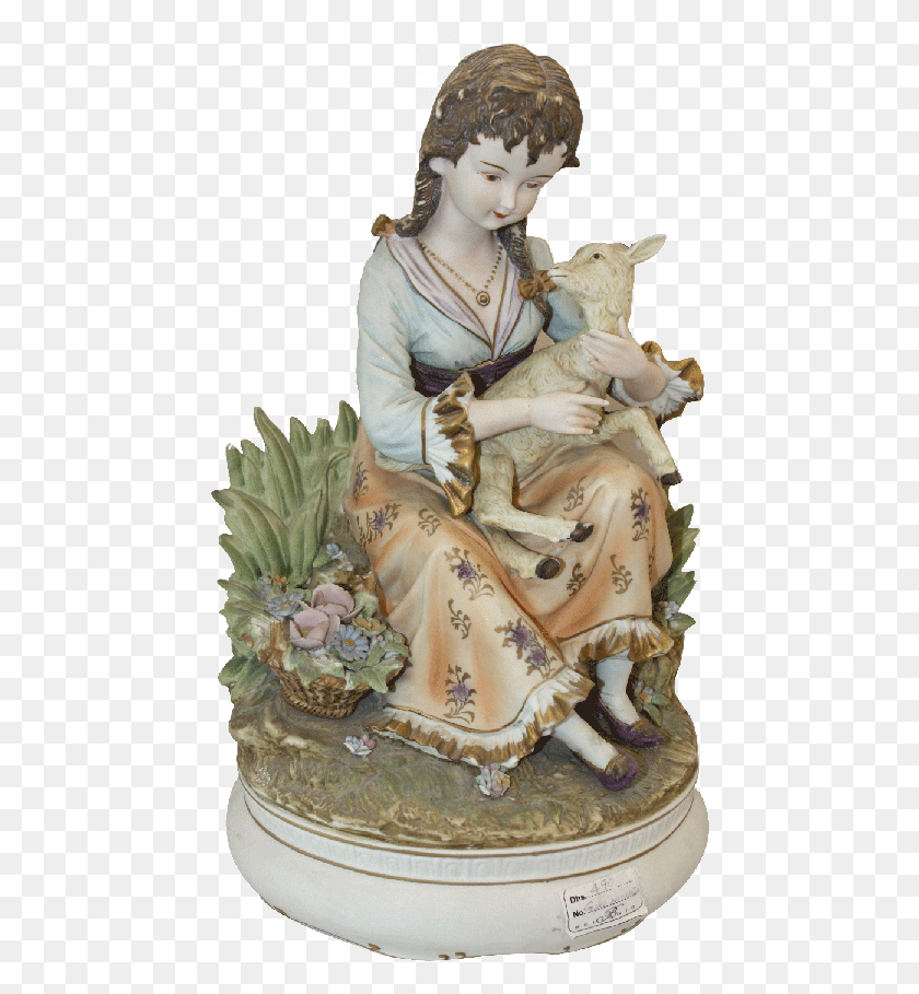 456x849 Bellagio Creations Porcelain Man With Lamb Figurine, Person, Human HD PNG Download