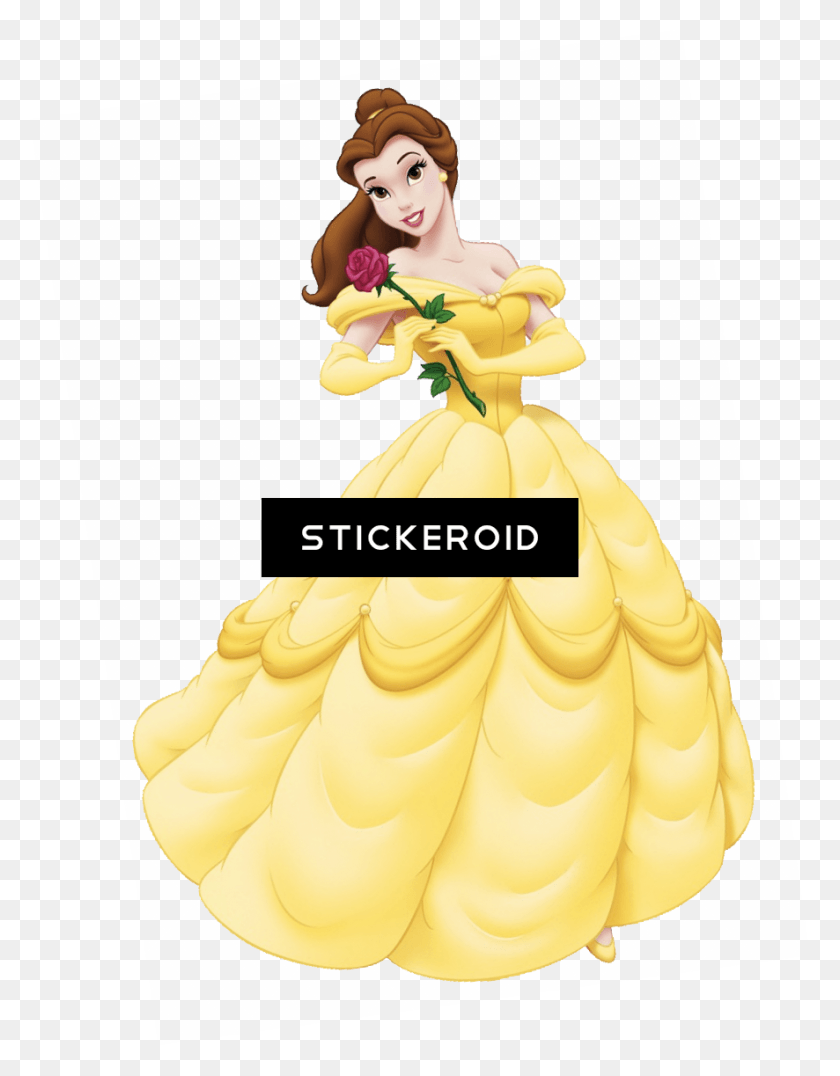 886x1155 Belle And Beast Beauty Cartoons Disney Princess The Belle Disney, Clothing, Apparel, Figurine HD PNG Download
