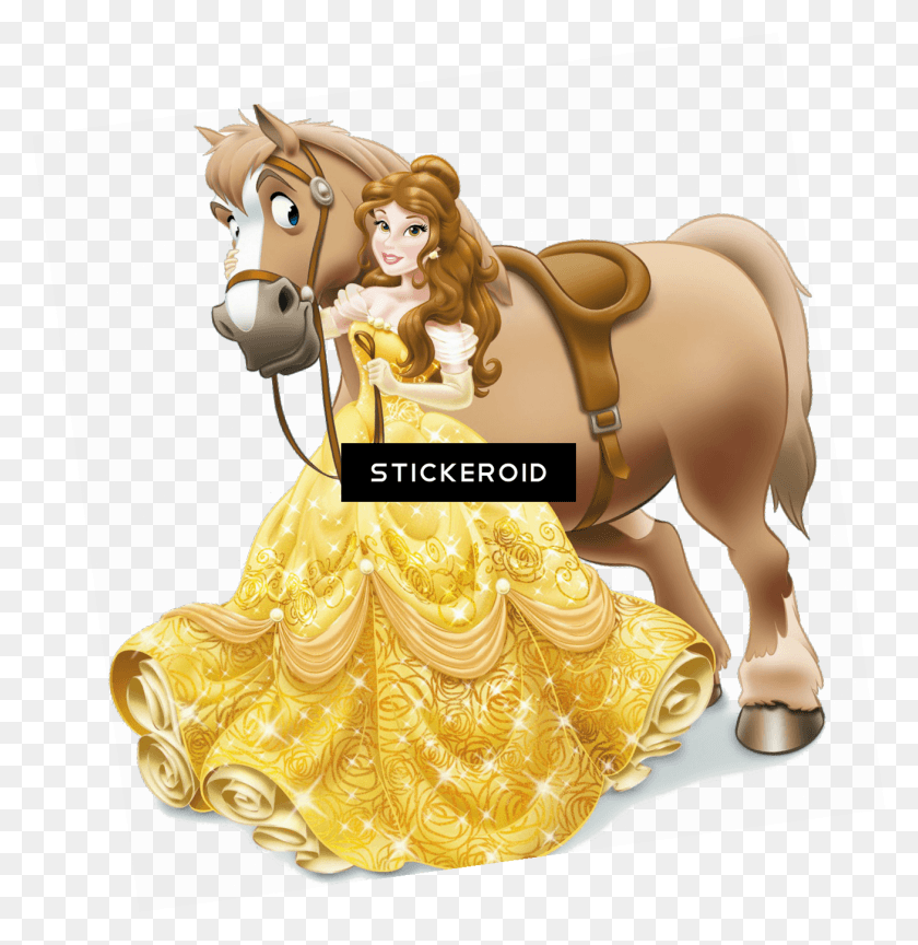 1307x1348 Belle And Beast Beauty Disney The, Figurine, Leisure Activities, Birthday Cake HD PNG Download