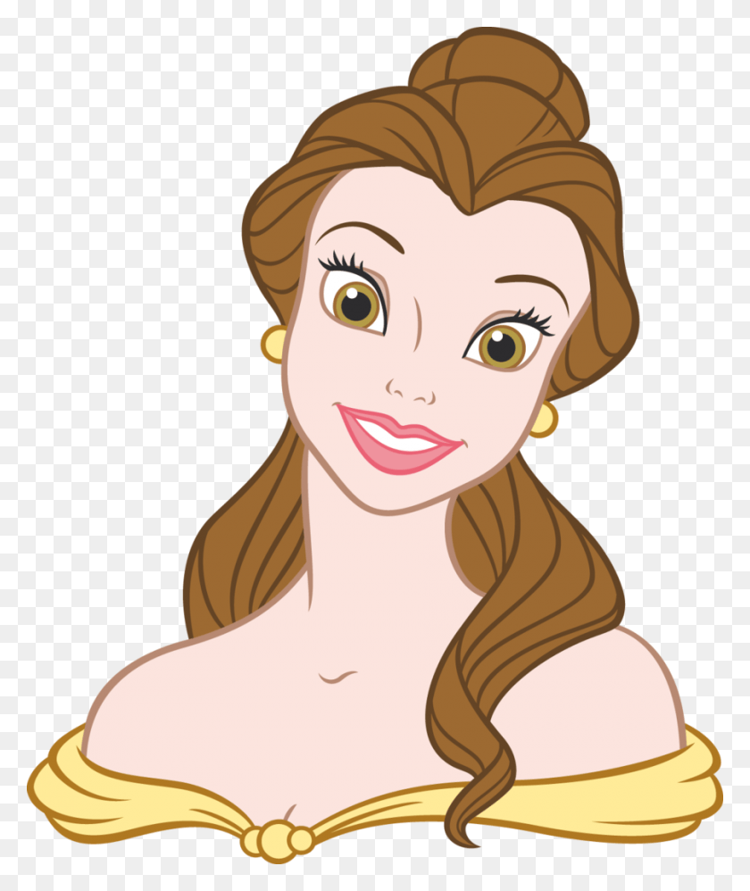 900x1083 Belle By Ireprincess Beauty And The Beast Belle Head, Face HD PNG Download