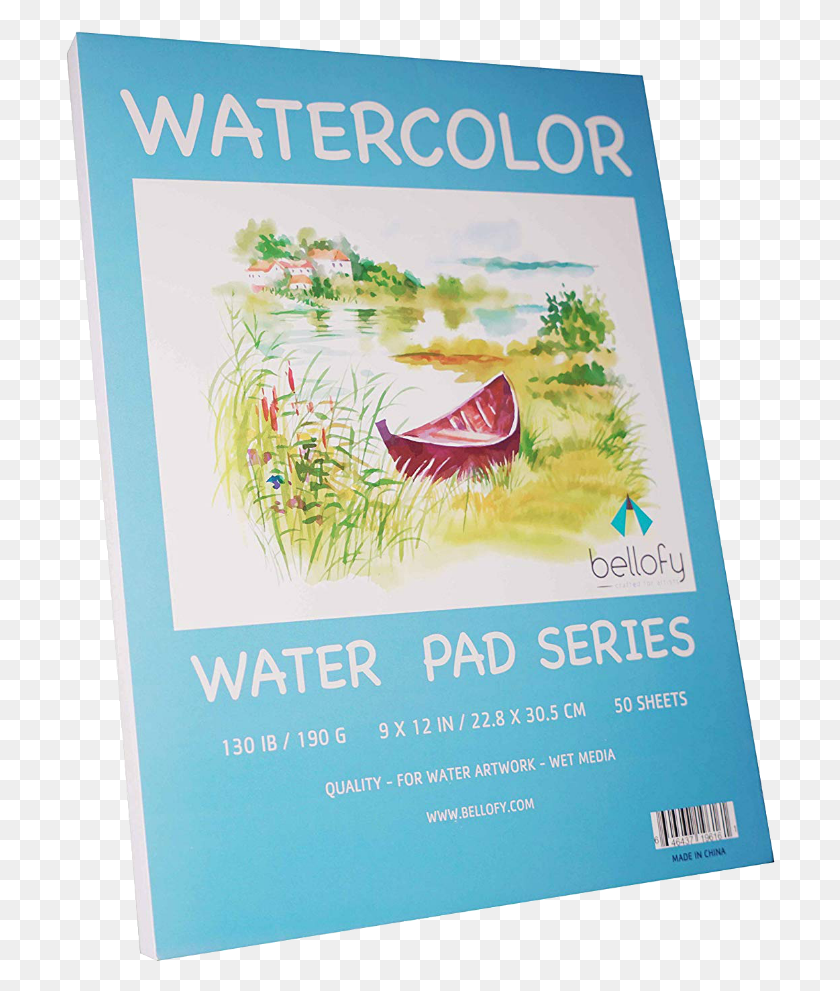 710x931 Bellofy Paper Pad Watercolor Painting, Poster, Advertisement, Flyer Descargar Hd Png