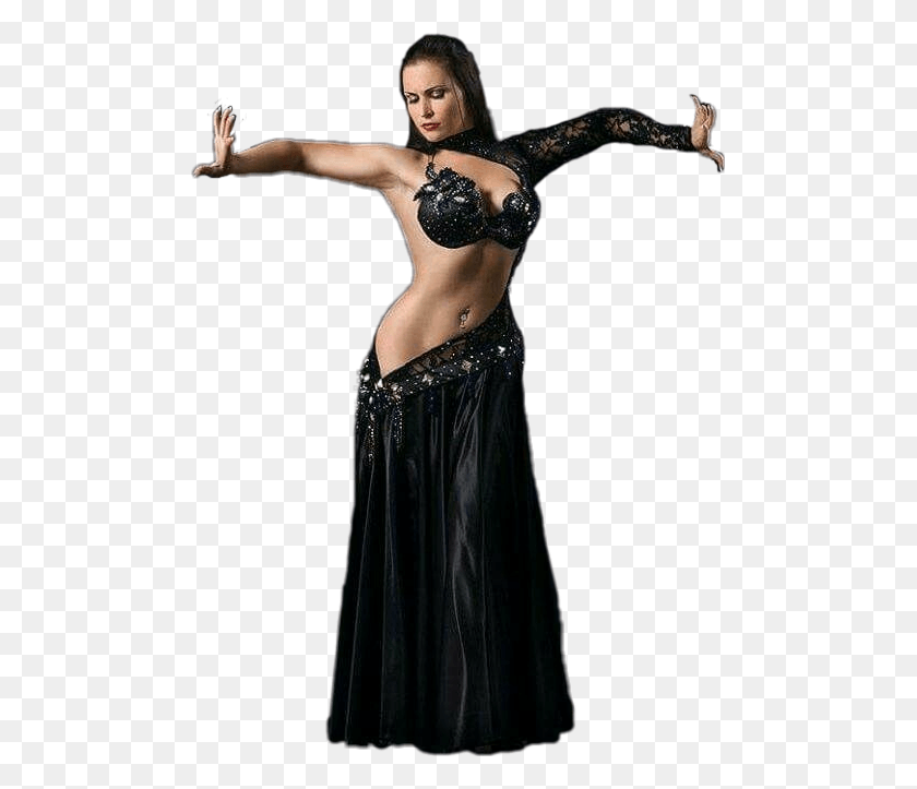 489x663 Belly Dancer Purple Black Sticker Belly Dance, Person, Human, Performer HD PNG Download