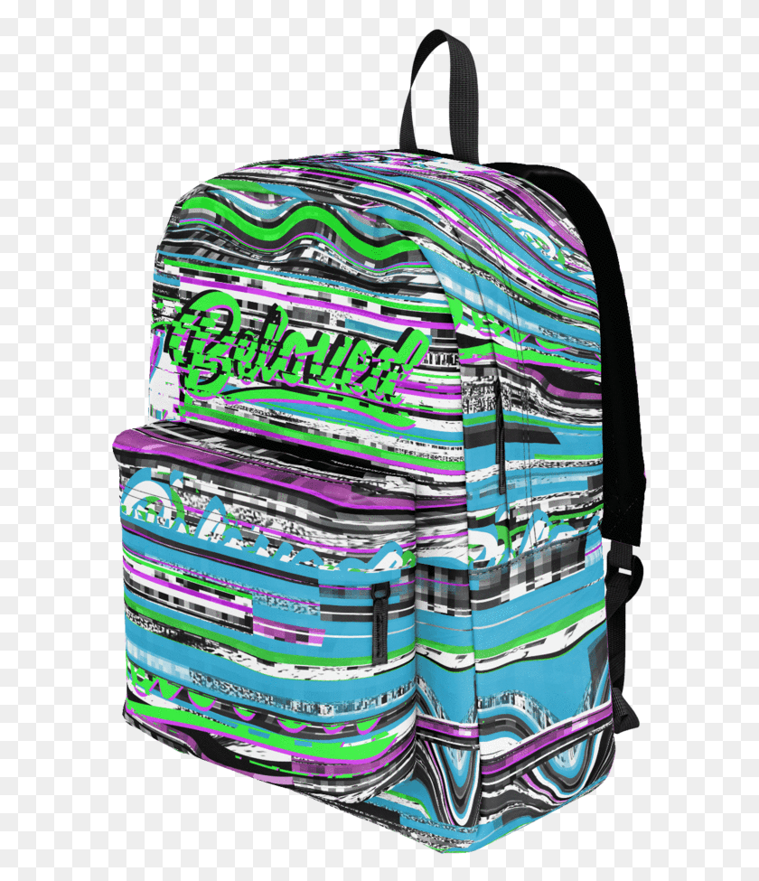 594x915 Beloved Glitch Classic Backpack Garment Bag, Clothing, Apparel, Cap HD PNG Download