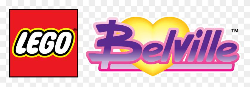 1281x386 Логотип Belville Lego, Фиолетовый, Текст, Графика Hd Png Скачать