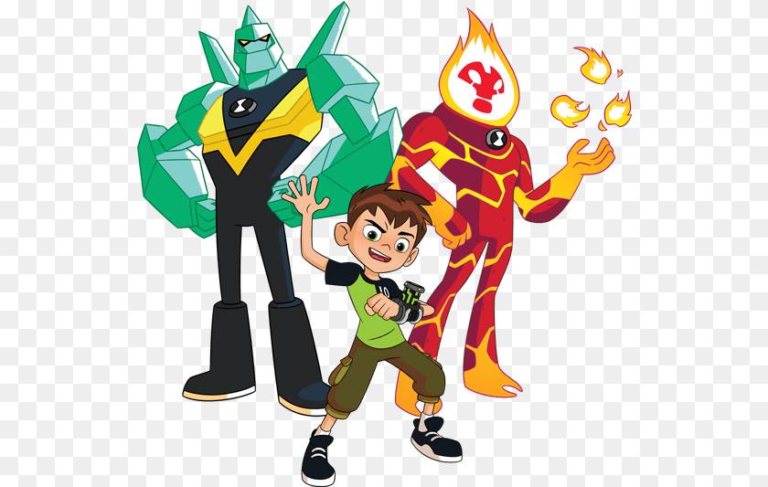 542x533 Ben 10 Diamondhead Original, Boy, Child, Person, Male Clipart PNG