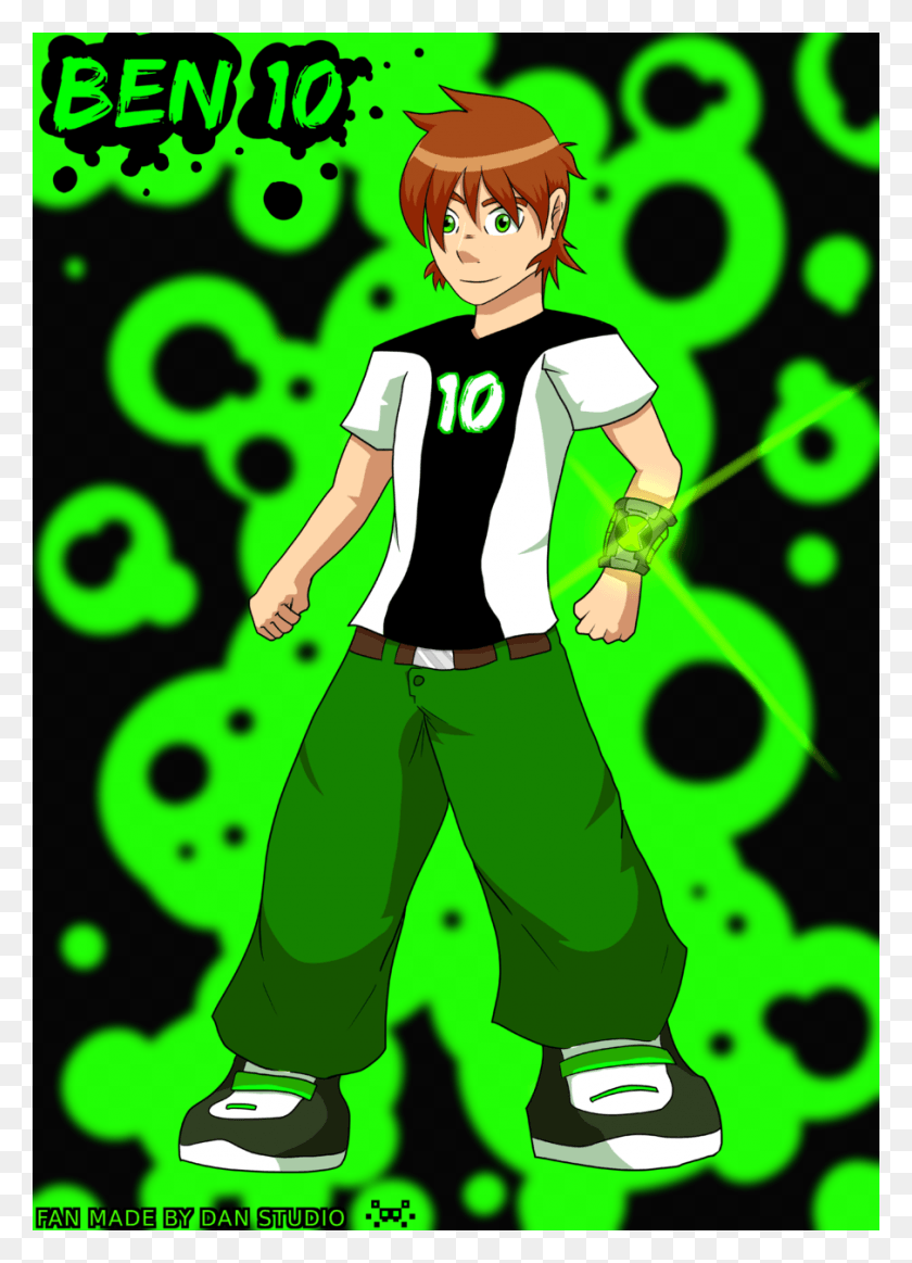 905x1280 Ben 10 Fan Art, Green, Person, Human HD PNG Download