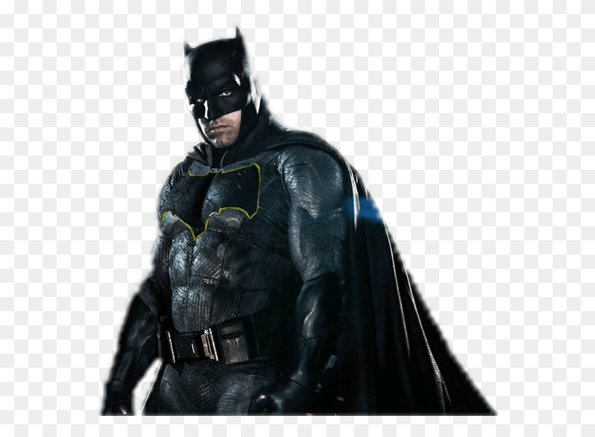 569x558 Ben Affleck Batman Transparent Image Ben Affleck Batman, Person, Human, Jacket HD PNG Download