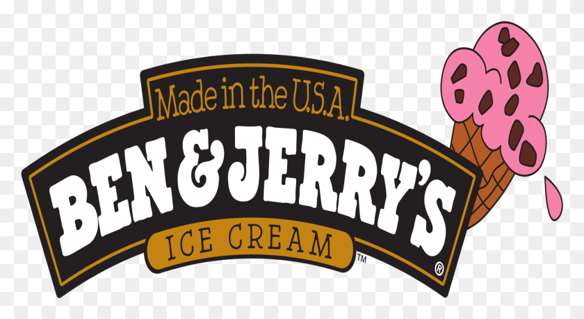 1501x769 Descargar Png Ben Amp Jerry39S Ben And Jerry39S Ice Cream Logo, Símbolo, Marca Registrada, Texto Hd Png