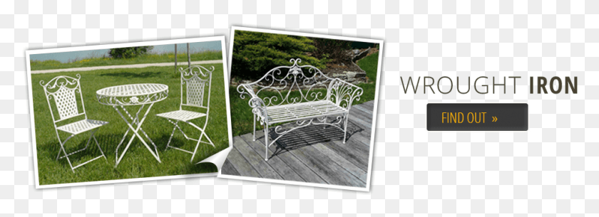 966x304 Bench, Chair, Furniture, Grass HD PNG Download