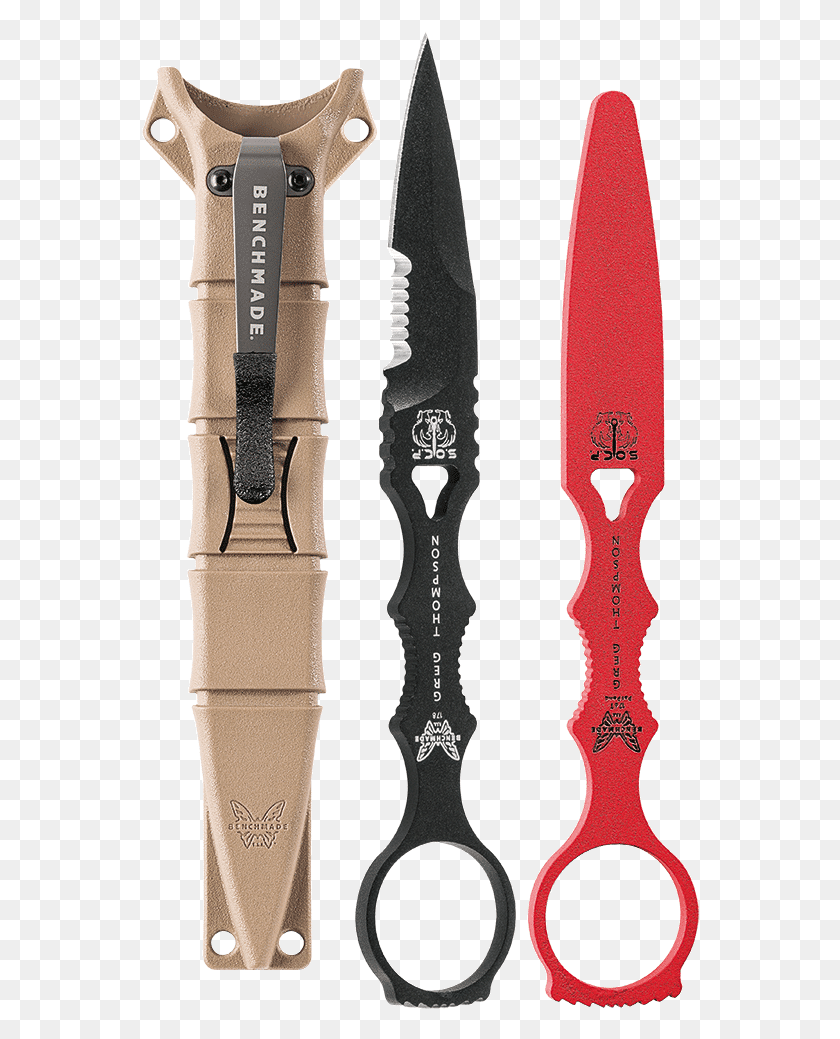 558x979 Benchmade Socp Dagger Combo Blade Knife With Trainer Benchmade Dagger, Weapon, Weaponry, Scissors HD PNG Download