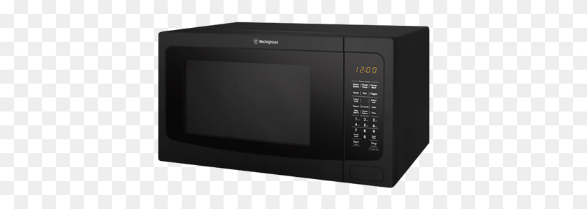 391x240 Benchtop Black Microwave Microwave Oven, Appliance, Monitor, Screen HD PNG Download