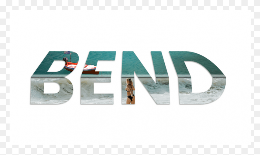 781x443 Bend Typography Graphic Design, Poster, Advertisement, Collage HD PNG Download
