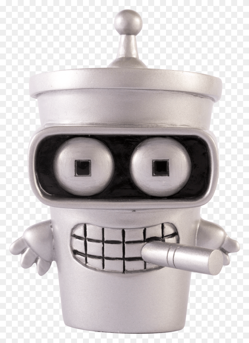 808x1135 Bender Silver Transparent Gold Toys, Toy, Astronaut, Lamp HD PNG Download