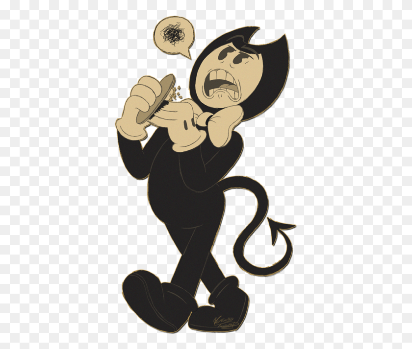 375x653 Bendy And The Ink Machine Bendy And The Ink Machine Pictures Full Body, Hand, Musical Instrument, Mammal HD PNG Download