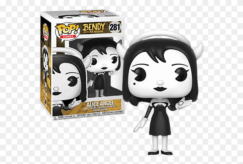 570x507 Bendy And The Ink Machine Funko Pop Alice Angel, Toy, Advertisement, Poster HD PNG Download