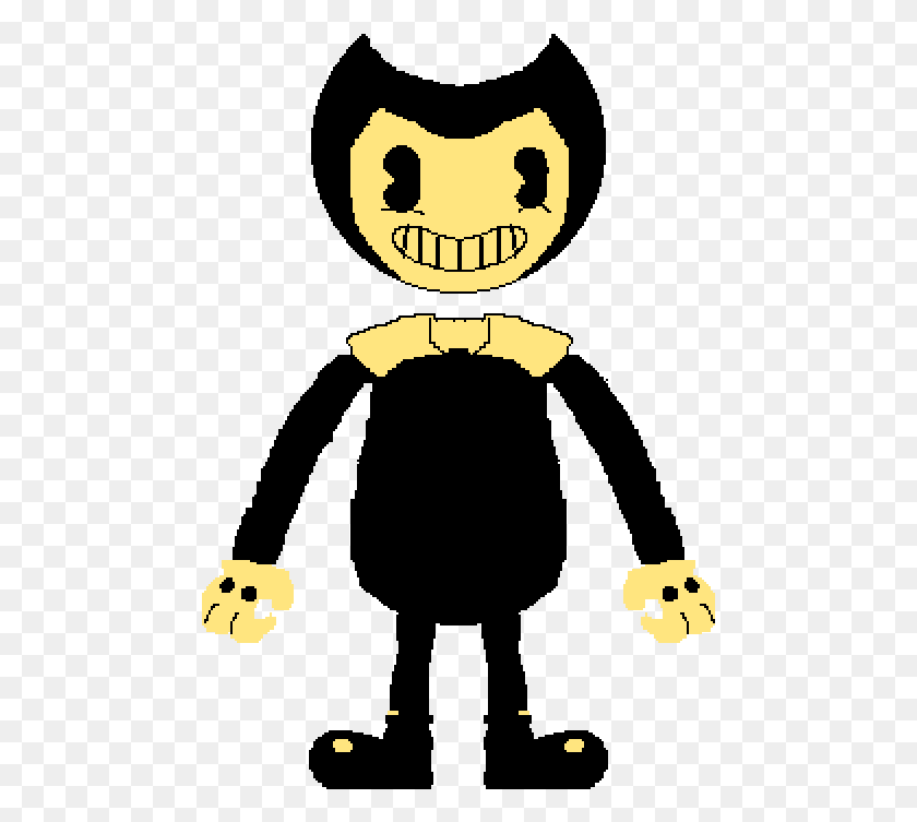 471x693 Bendy From Bendy And The Ink Machine Cartoon, Poster, Advertisement, Pac Man HD PNG Download