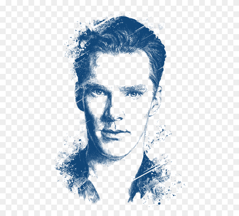 467x700 Benedict Cumberbatch Benedict Cumberbatch Portrait Drawing, Poster, Advertisement, Graphics HD PNG Download