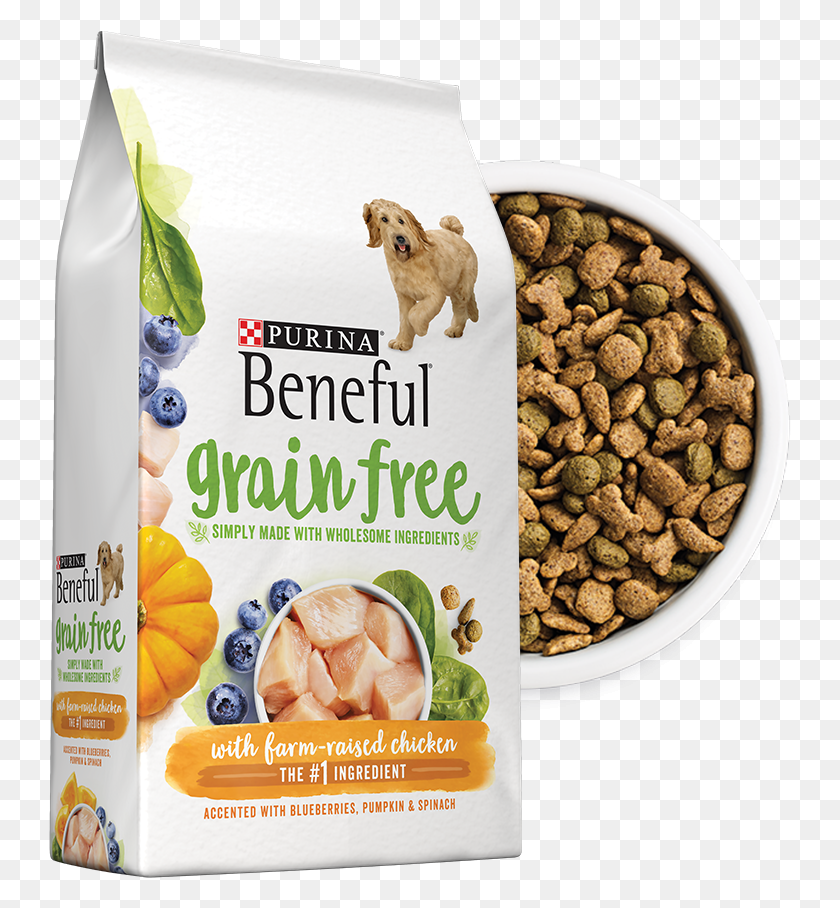 743x848 Benefit Dog Foof Beneful Grain Free Pollo Planta Producir Alimentos Png