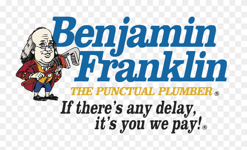 736x451 Benjamin Franklin Plumbing Cabot Benjamin Franklin Plumbing, Person, Human, Text HD PNG Download