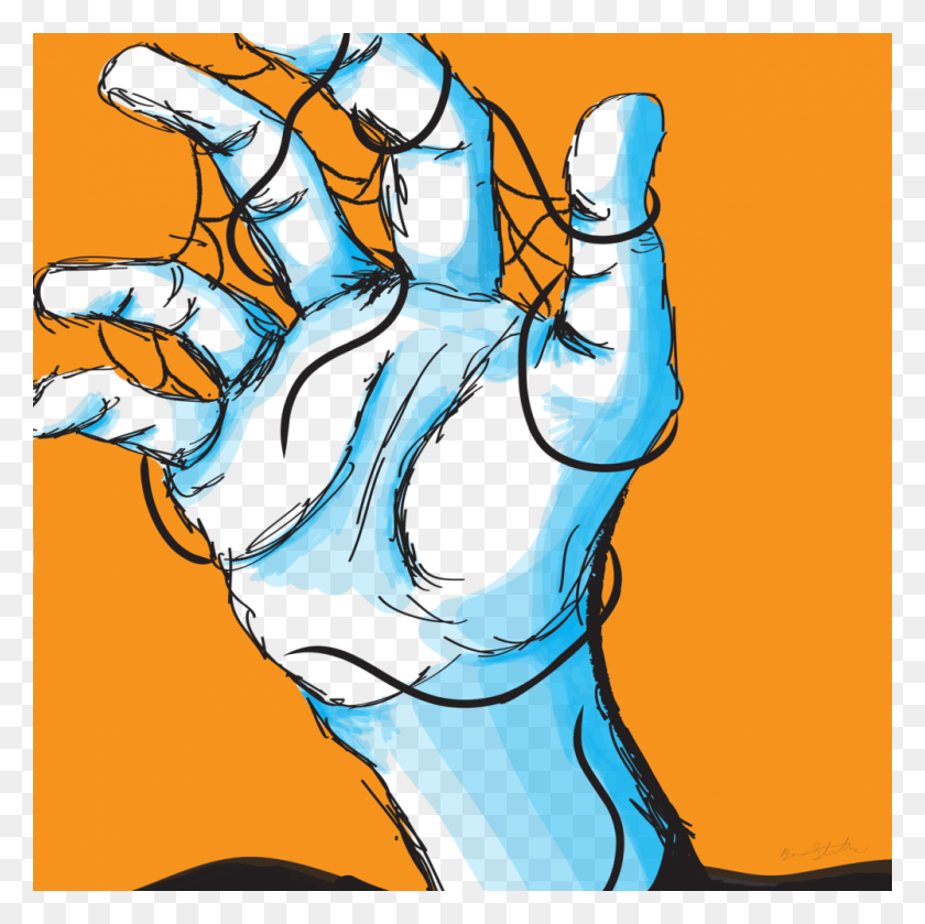 1000x1000 Benjamin Stratton Freehand Art Illustration, Hand, Person, Human HD PNG Download