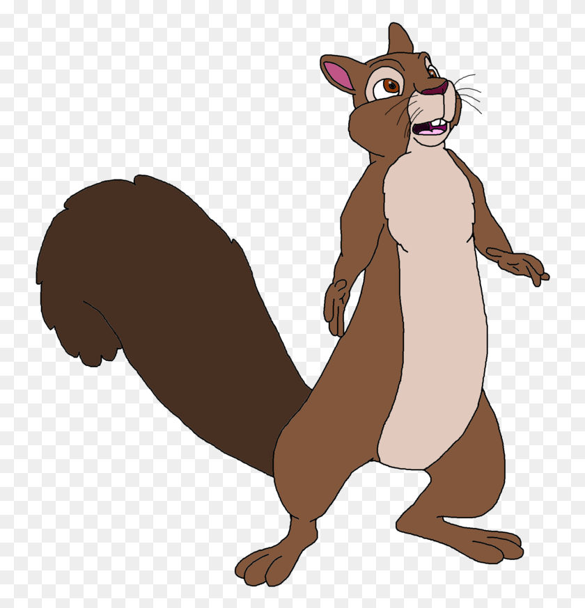 740x814 Benny The Squirrel Vector By The Acorn Bunch Cartoon, Mammal, Animal, Person HD PNG Download