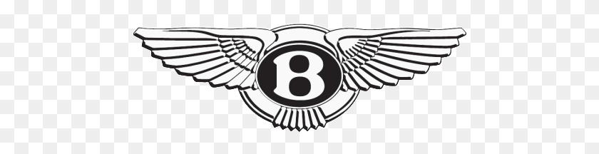 470x156 Bentley Logo Bentley Wings, Machine, Emblem, Symbol HD PNG Download