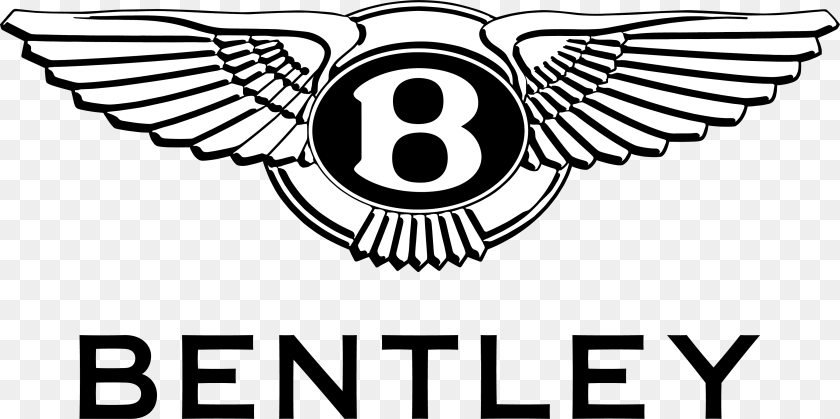 3595x1793 Bentley Logo Design Symbol Bentley Logo, Emblem Transparent PNG