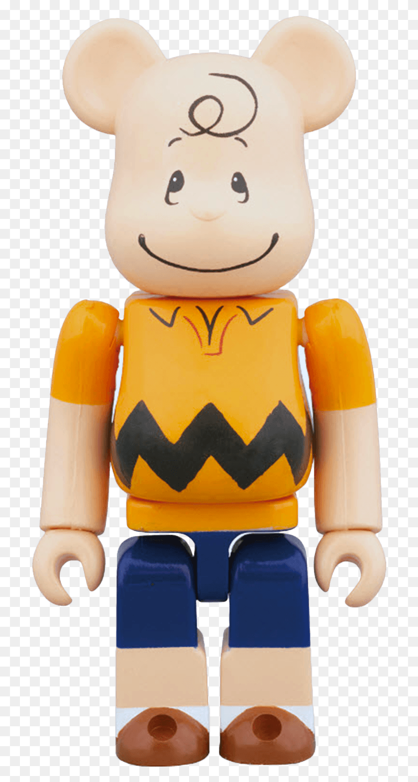 714x1512 Berbrick Charlie Brown 400 1000 Bearbrick Charlie Brown, Toy, Robot, Doll HD PNG Download