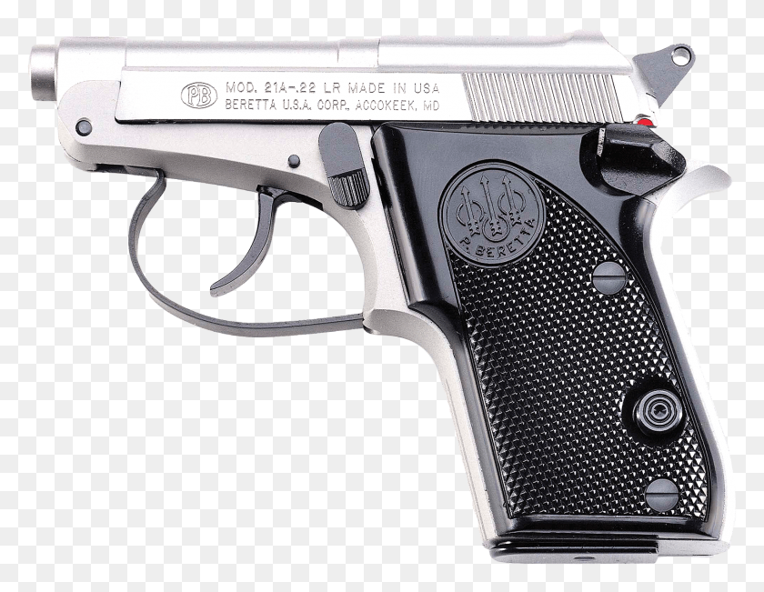 1688x1281 Beretta 21 Bobcat Inox, Пистолет, Оружие, Вооружение Hd Png Скачать