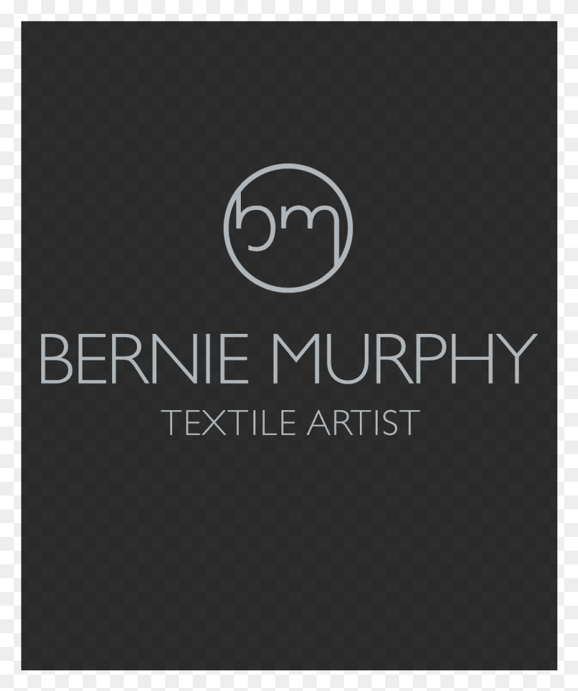 992x1201 Bernie Murphy Textile Artist Logo Graphic Design, Text, Symbol, Trademark HD PNG Download