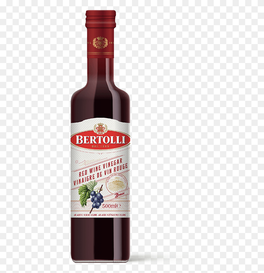 394x807 Bertolli Red Wine Vinegar Bertolli, Alcohol, Beverage, Drink HD PNG Download