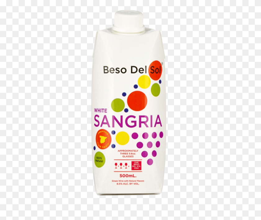 311x651 Beso Del Sol White Sangria Tetra, Bottle, Tin, Beverage HD PNG Download