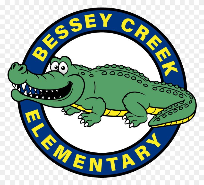 924x831 Bessey Creek Elementary Bessey Creek Elementary Logo, Crocodile, Reptile, Animal HD PNG Download