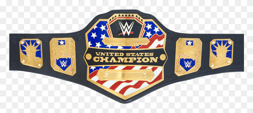 1000x405 Best And Worst Wwe United States Champions Wwe United States Championship Belt Plates, Label, Text, Logo HD PNG Download