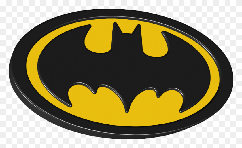 823x480 Best Batman Logo Batman Logo 3d, Symbol HD PNG Download