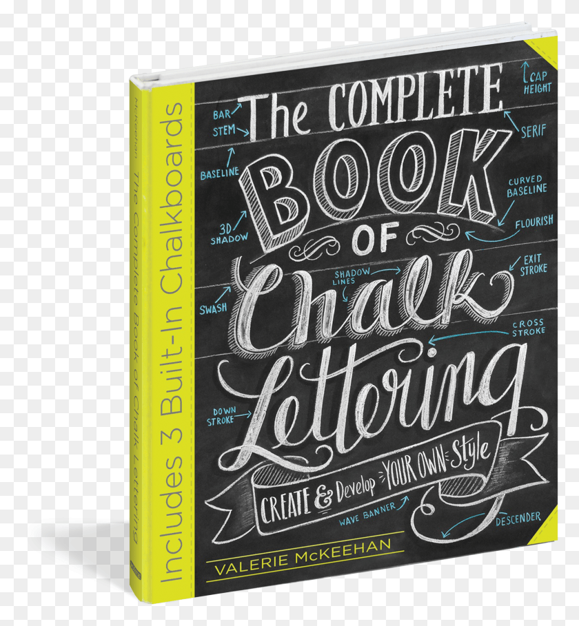 2135x2324 Best Chalk For Chalkboard Art Complete Book Of Chalk Lettering Hardcover HD PNG Download